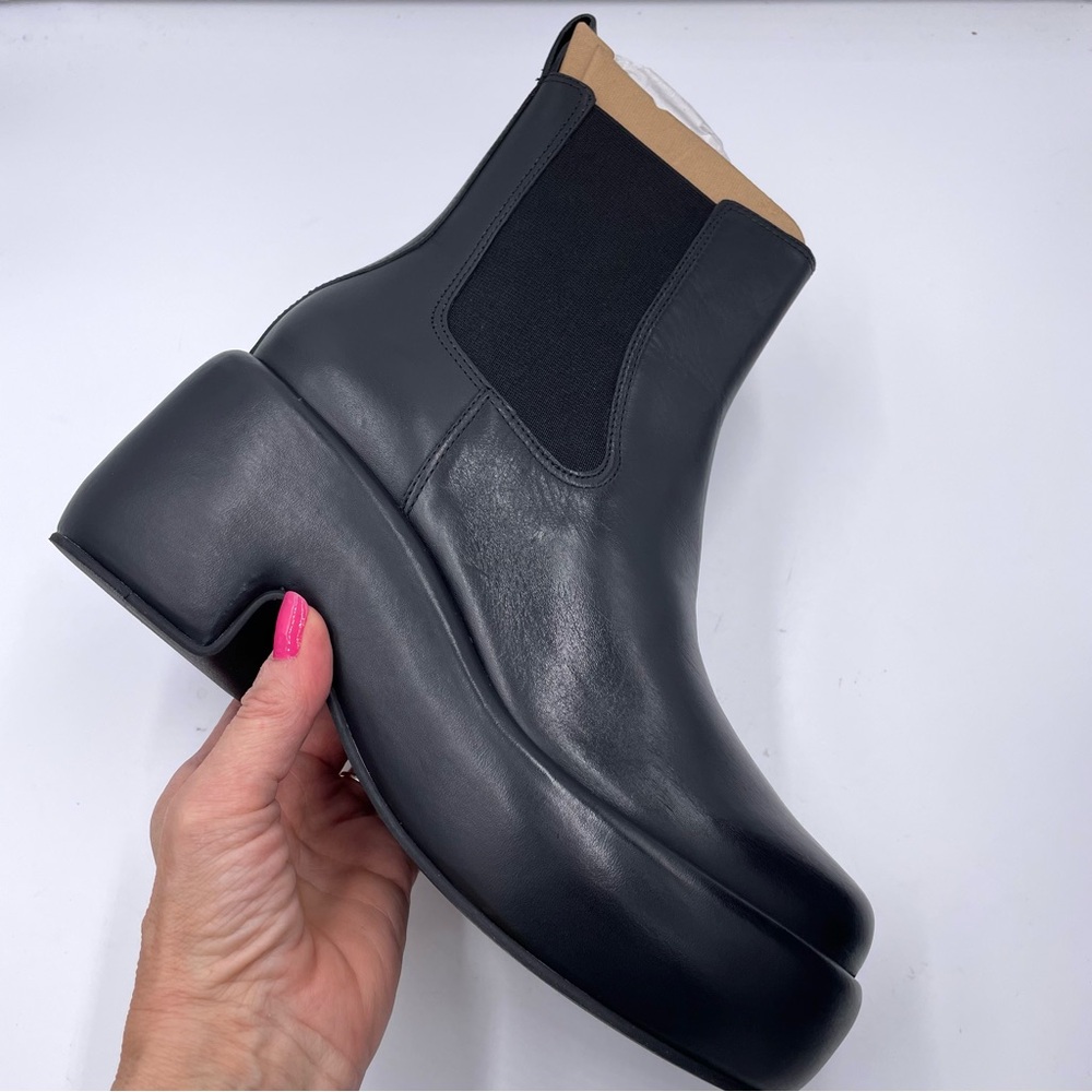 NEW Everlane Black‎ Puffa Chunky Platform Y2K 90s Short Boot in Size 10 - Picture 10 of 16